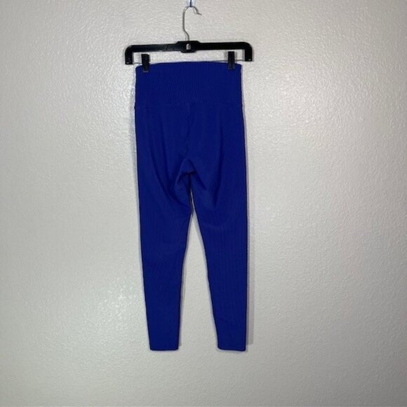 Beach Riot Leggings Womens Small Ribbed Compression Purple - Picture 3 of 4